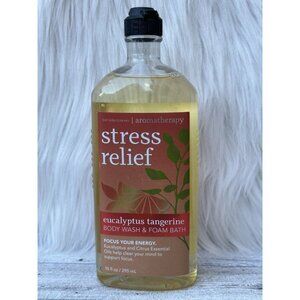 Bath and Body Works Eucalyptus Tangerine Body Wash & Foam Bath 10oz NEW!